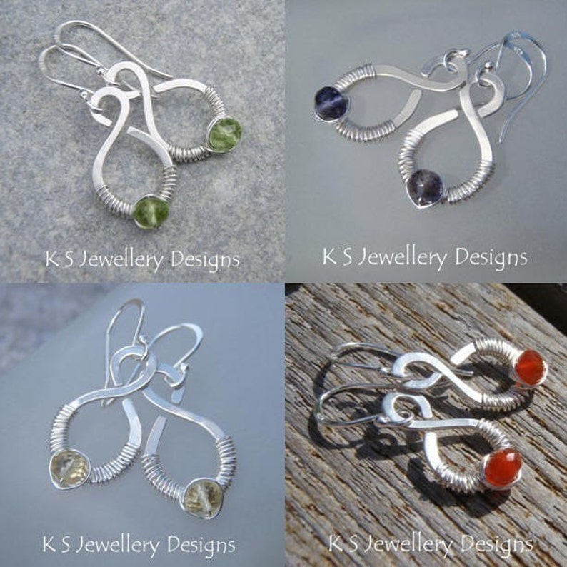 Wire Jewelry Tutorial COILED JEWELS 3 Projects Pendant, Earrings and Bangles Step by Step Wire