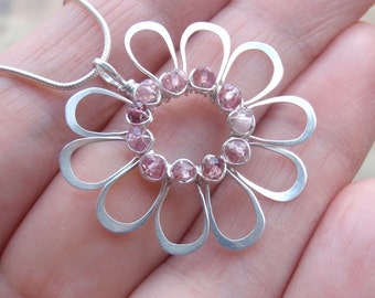 Wire Jewelry Tutorial - JEWELLED FLOWERS (4 Variations