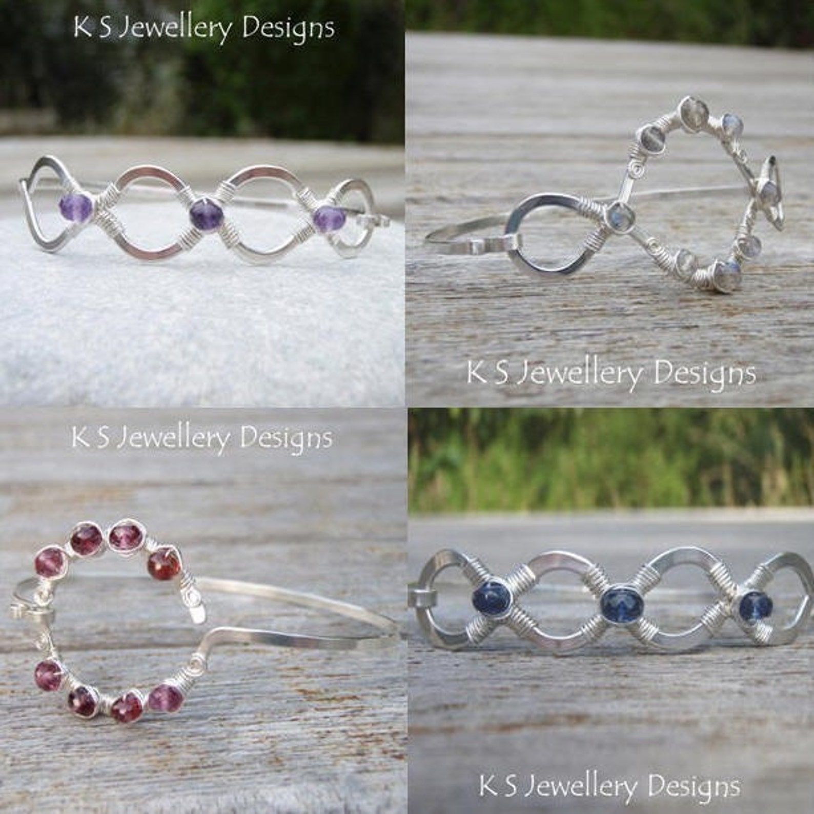 Wire Jewelry Tutorial COILED JEWELS 3 Projects Pendant, Earrings and Bangles Step by Step Wire