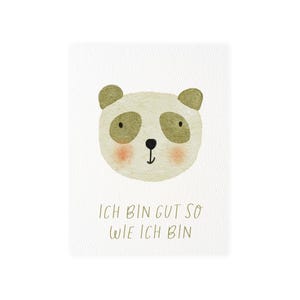 Cute panda, poster, wall poster, children&#39;s room