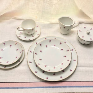 Noritake Roselyn Rose China Service for Eight / Sixteen Vintage 1960s NJ PICKUP/MEETUP