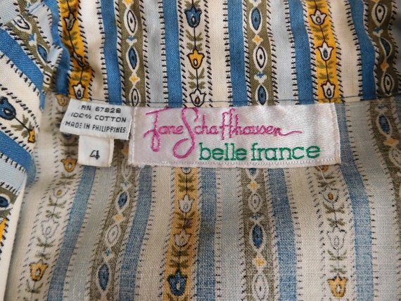 Floral Prairie Dress with Vest Size 4 Jane Schaff… - image 9