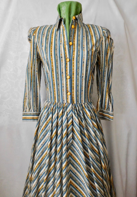Floral Prairie Dress with Vest Size 4 Jane Schaff… - image 2