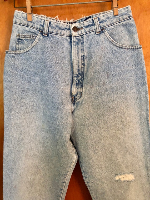 Vintage GAP Jeans Distressed Denim Unisex 31"x31" 