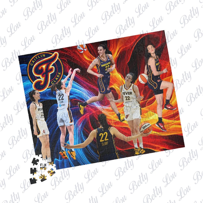 Indiana Caitlin Clark Rompecabezas personalizado Regalo para fan de Fever Caitlin Clark Fan (110, 252, 520, 1014 piezas) imagen 2