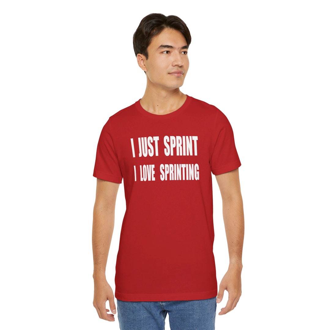 Caitlin Clark Quote I Just Sprint- Unisex Jersey Short Sleeve Tee
