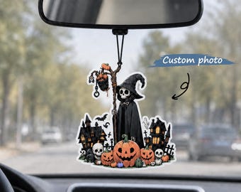 Custom Halloween Car Air Freshener, Team Logo & Text Design, Personalized Scent Tags, Halloween Party Gifts, Christmas Gifts