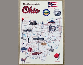 New Postcard 4x6 West Virginia State Map USA 50 States Map Series - Etsy