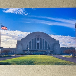 Novo cartão postal 4x6 Cincinnati Union Terminal em Cincinnati OHIO