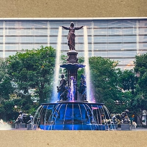 Nouvelle carte postale 4x6 Tyler Davidson Fountain à Cincinnati OH