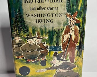 Vintage Rip Van Winkle Book: Washington Irving, 1955 Edition