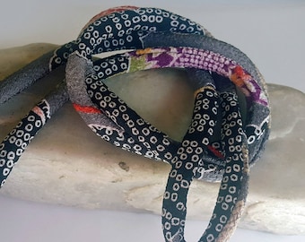 Japanese Chirimen Cording - Necklace or Bracelet Cord Kimono Fabric 818C