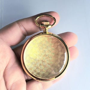 Empty Pocket Watch Case Silver or Goldtone- Miniature making, Doll making crafting.  Miniature shadowbox.  Empty locket.