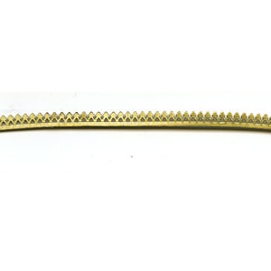 6&quot; Brass Banding - Small Brass Metal Strip Gallery Wire