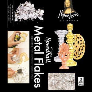 Metal Flakes Mona Lisa Speedball Goud