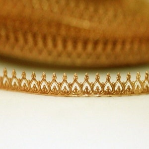 12" Brass Banding - Flourish Metal Strip Gallery Wire 3280