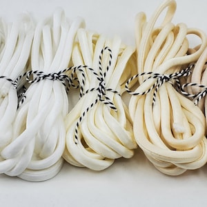 20 yds 1/4" Silk Cord Choose: White, Ivory or Champagne Bias Cut Silk Cord