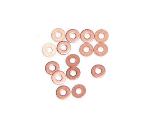 Flat Brass Washers fits 0-80 20PK