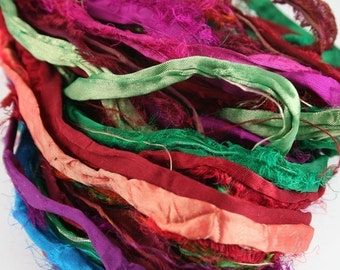 Recycled Sari Ribbon Ribbon Made From Recycled Silk