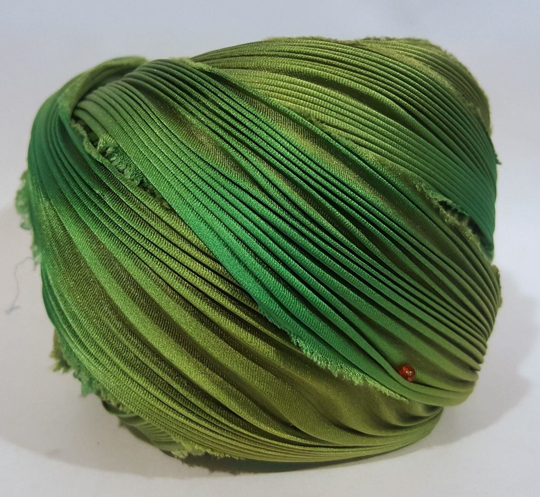 Shibori Ribbon 1 Yd Shibori Ribbon Hand Dyed Shibori Silk Etsy