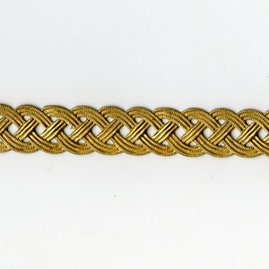 6&quot; Brass Banding - Braid Brass Metal Strip - Gallery Wire - Lamp Repair