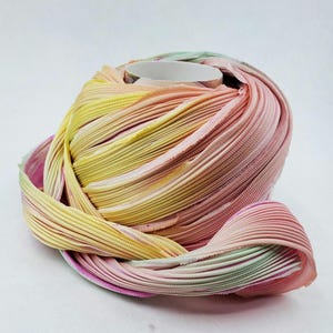 1/2 yd (18 ") Shibori Band Frühling Hand gefärbt Shibori Seidenband Shibori Girl T