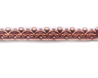 12&quot; Copper Banding - Metal Strip Gallery Wire 1291.5H