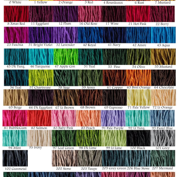 10 pcs Fairy Ribbons Pick Any Colors Silk Jewelry Cords Hand Dyed Necklace Ribbon