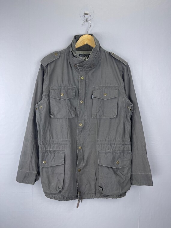 Buy AVIREX PX M65 Vintage Military Multipocket Button Zipper Field 