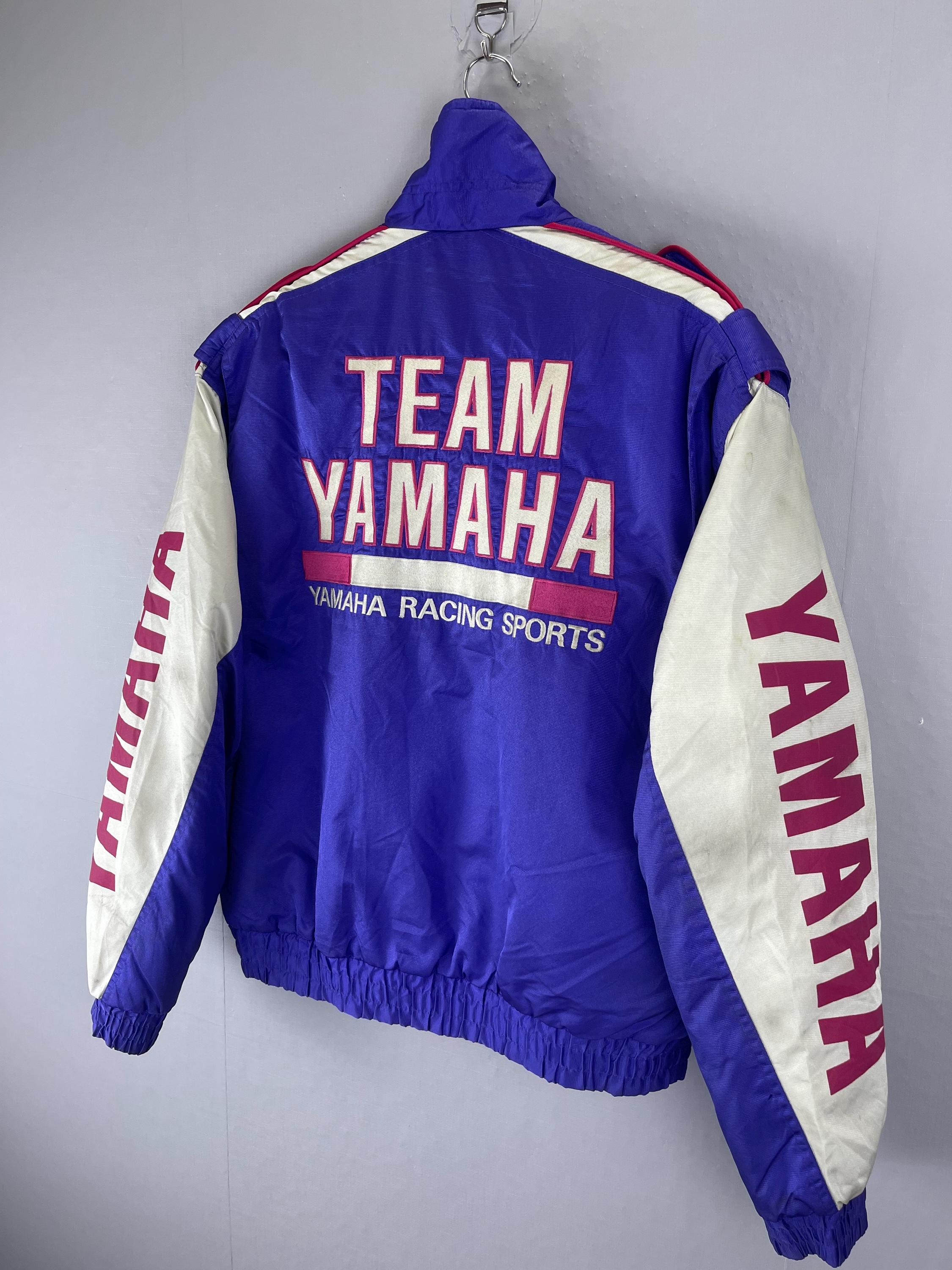 YAMAHA TEAM YAMAHA ジャケット 紫/白 YAMAHA TEAM YAMAHA ジャケット M 紫・白