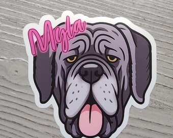 Custom Pet Sticker: Weatherproof Vinyl Dog/Cat Decal