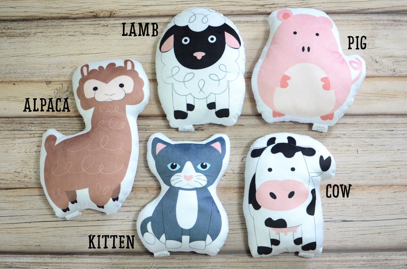 Baby Farm Nursery Decor. Lamb Pillow DIY Sewing Kit. Starter Etsy