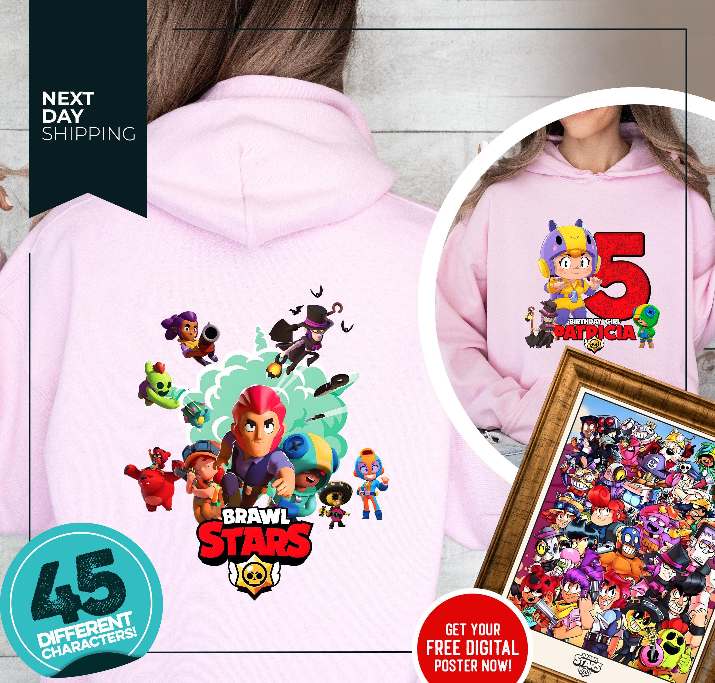 Brawl Stars Sweatshirt | Brawl Stars Matching Birthday Hoodie | Birthday Sweater | Birthday Hoodie | Custom Birthday Sweatshirt