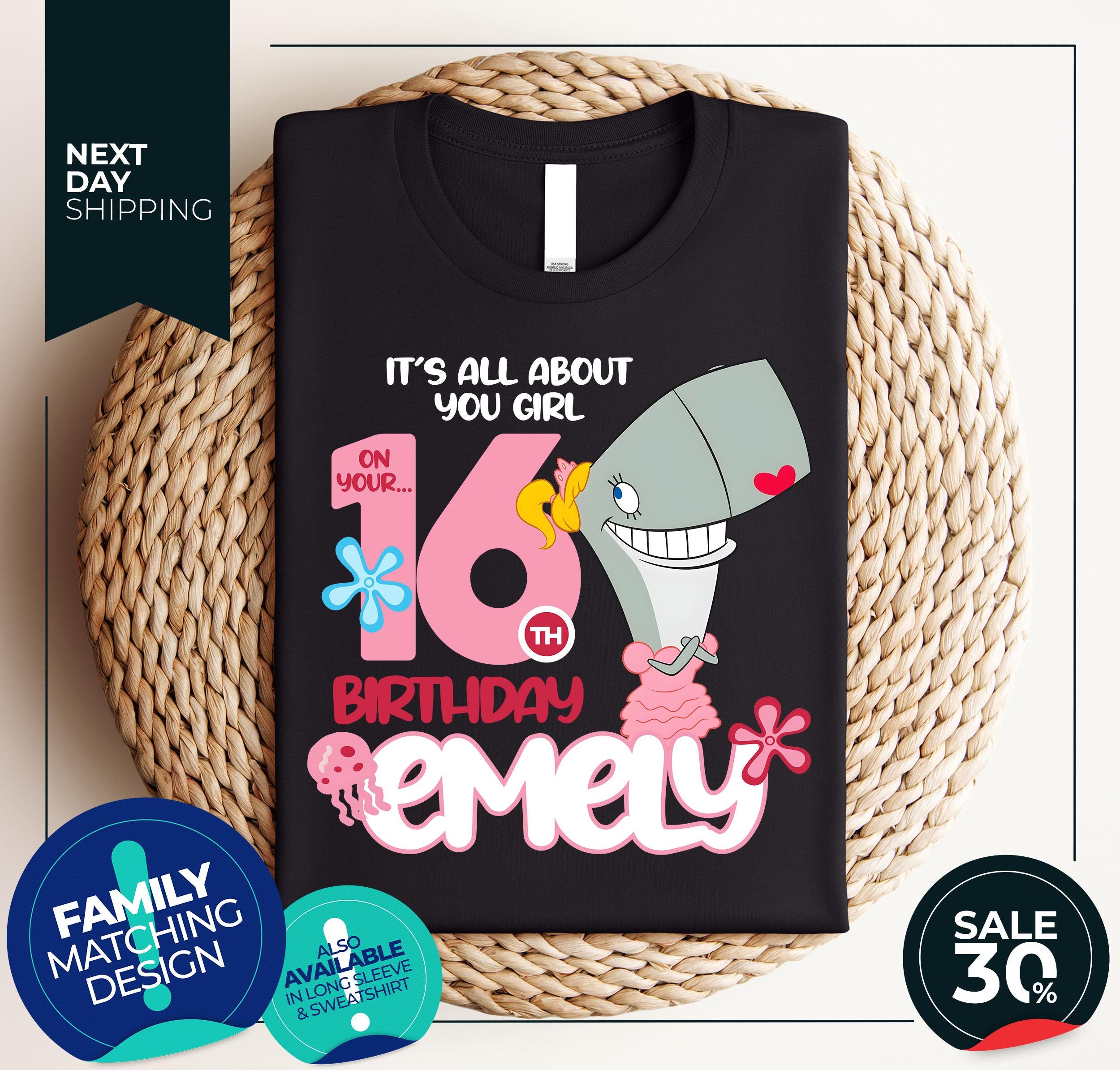Sponge Bob Birthday Family Shirts | Custom Family T-Shirt-Personalized | Sponge family shirt | bob party | sponge shirt | 16th bday