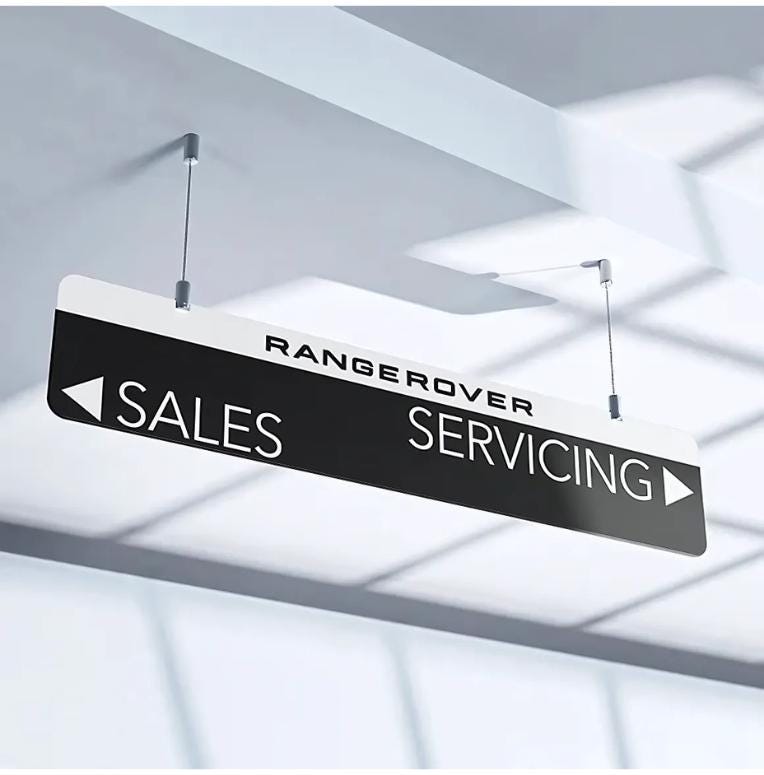 Ceiling mounted sign | Double sided sign | Adverting display sign | Custom business sign | Blade sign | Modern Hanging display | Cafe sign