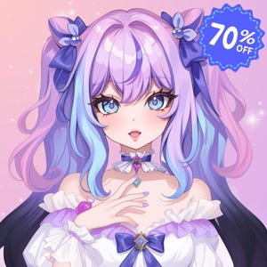 Custom PFP, Character Commission, Anime, Custom, PFP, Profile Icon, Social Media, Twitch, Profile picture, Anime Illustration, Anime PFP