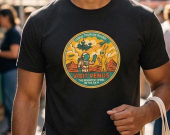 Visit Venus!, Space Tourism, Space themed, Unisex T-shirt, NASA, Astronomy Gifts, Hubble, Space telescope, explorer, stargazer