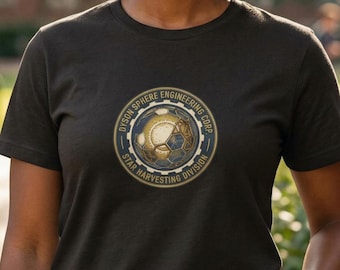 Camiseta de Dyson Sphere Corp / Camiseta de la escala de Kardashev / Regalo de ingeniería espacial / Ciencia ficción de megaestructuras / Aficionado a la física
