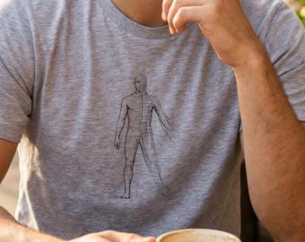 Camiseta Spaghettified / Fuerzas de marea de agujero negro / Regalo de astrofísica para físicos y fanáticos de la ciencia ficción / Camiseta de atracción gravitatoria