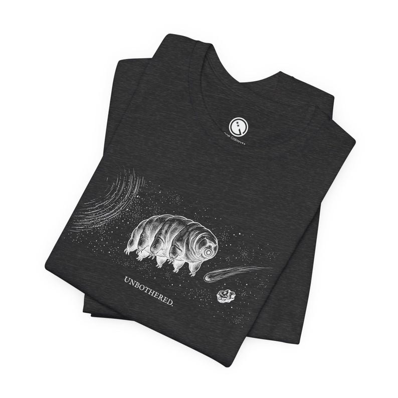Tardigrade Shirt | Unbothered | Water Bear Tee | Biology Gift | Survival Science | Bella Canvas image 11