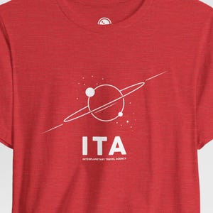 Retro Interplanetary Travel Agency T-Shirt: Carl Sagan Inspired Space Tee