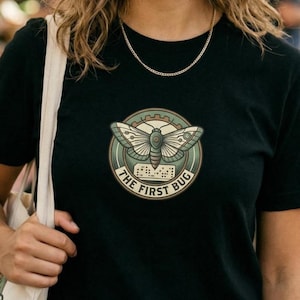 Grace Hopper First Bug Shirt | Programmer Gift | Vintage Computing Tee | Tech History Apparel