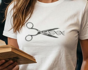 Camiseta de tijeras CRISPR / Camiseta de edición genética / Regalo de biología molecular / Regalo de genética para ella / Camiseta de biólogo
