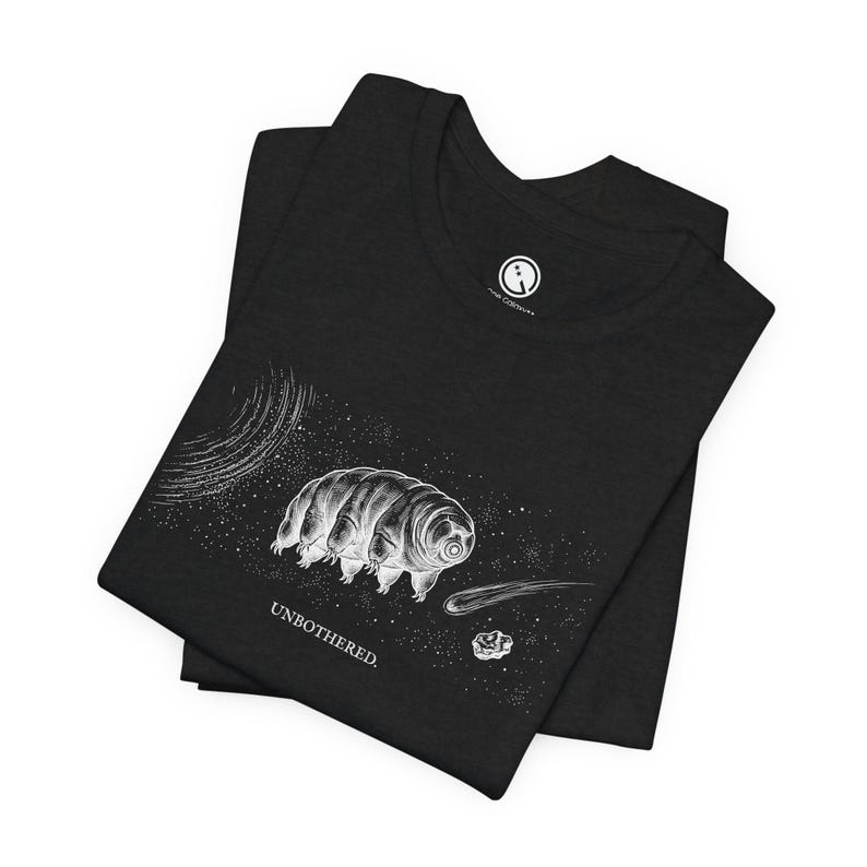 Tardigrade Shirt | Unbothered | Water Bear Tee | Biology Gift | Survival Science | Bella Canvas image 10