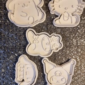 Sanrio Cookie Cutter Set 1 – Pompompurin, Cinnamoroll, Kuromi, Hello Kitty, My Melody