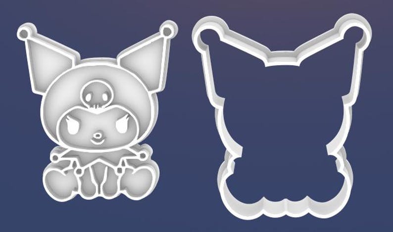 Kuromi Sanrio Cookie Cutter Set
