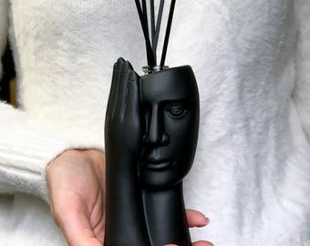 Handmade Plaster Aromatherapy Diffuser: Scandinavian Home Fragrance Sculpture