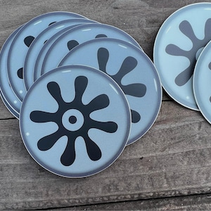 Tab Trailer CHARCOAL Splat Vinylklistermärke: Ding Omslag