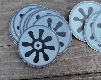Vinylsticker Tab Trailer CHARCOAL Splat: Ding Cover