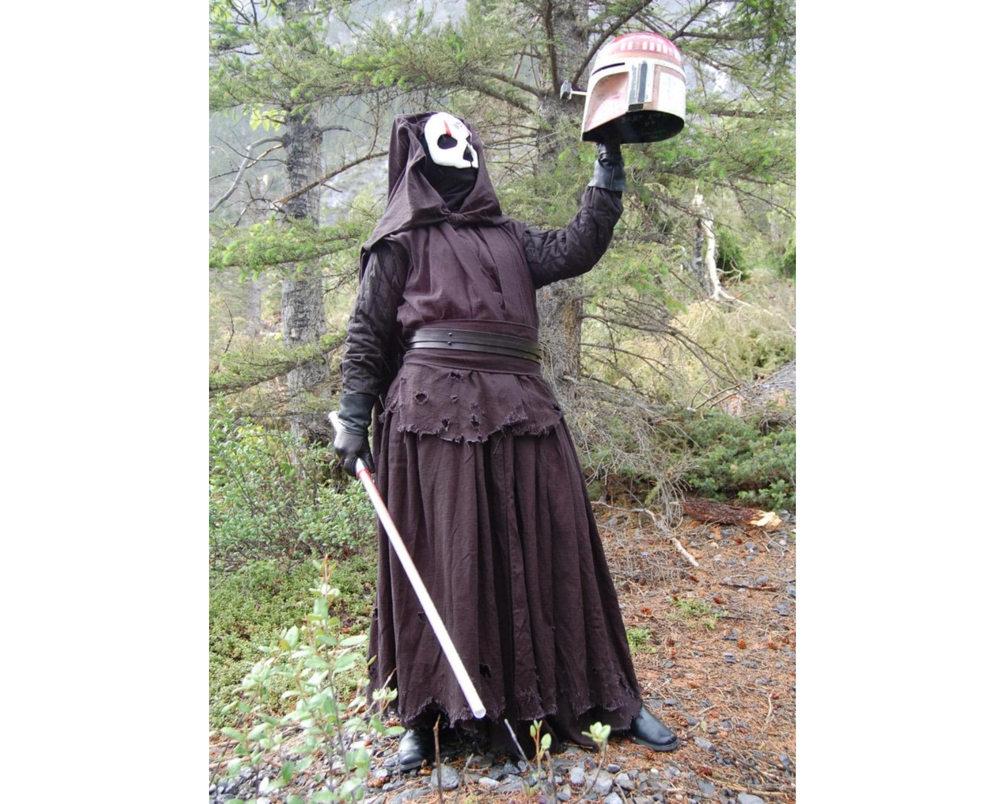 Darth Nihilus Robe Darth Nihilus KOTOR2 Sith Lord Kostüm, Darth Nihilus Halloween Robe ...